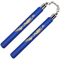 Hilmocho Nunchakus de Espuma Acolchado Entrenamiento Práctico Nunchucks de Artes Marciales de Seguridad para Niños…